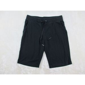Eddie Bauer Shorts Mens Small Black Sweat‎ Shorts Lounge Pockets Casual